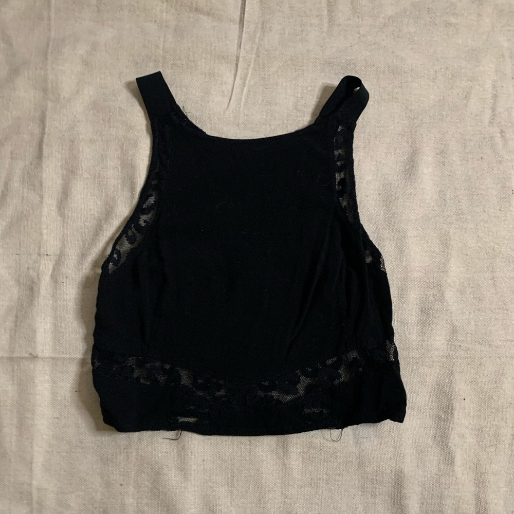 Forever 21 Zip-Up Crop Top